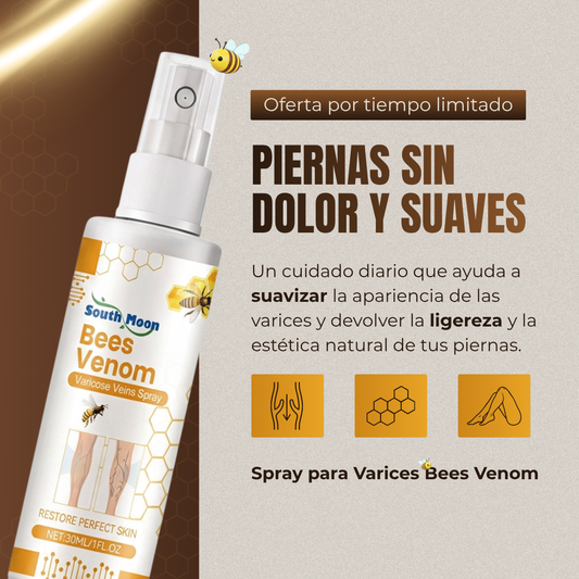 Spray para Várices Bees Venom - RECUPERA LA SALUD DE TUS PIERNAS 😍Lleva 2 y Paga 1 😍