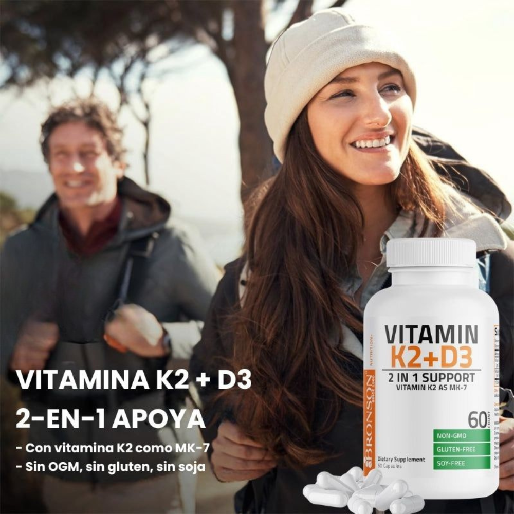 Bronson™ - Suplemento de Vitamina K2 con D3 - ACTIVA TU BIENESTAR 😱50% DE DESCUENTO😱