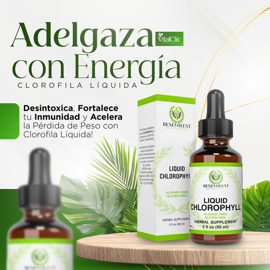 Clorofila Líquida - EL MEJOR ADELGAZANTE Y DETOX NATURAL 😱50% DE DESCUENTO😱