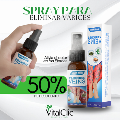 Spray para Eliminar Varices - Alivia el dolor en tus Piernas 😱LLEVA 2 Y PAGA 1😱