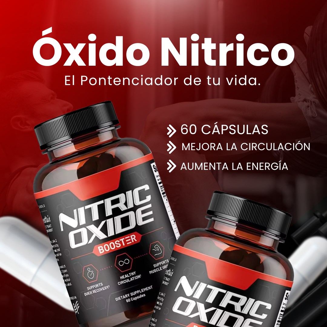 Óxido Nitrico 60 Cápsulas - EL POTENCIADOR DE TU VIDA 😱50% DE DESCUENTO😱