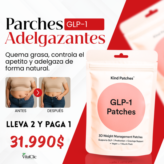 PARCHES ADELGAZANTES GLP-1 - CONTROLA TU PESO FACIL Y SEGURO 😱Lleva 2 y Paga 1😱
