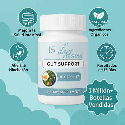 Day Cleanse™ 30 Capsulas - DESINTOXICA TU CUERPO NATURALMENTE🍃 50% DE DESCUENTO😱