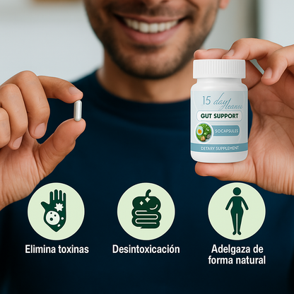 Day Cleanse™ 30 Capsulas - DESINTOXICA TU CUERPO NATURALMENTE🍃 50% DE DESCUENTO😱