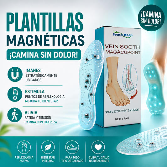 Plantillas Magnéticas de Acupresion - DILE ADIÓS AL DOLOR EN TUS PIES 😍Lleva 2 Pares y Paga 1😍