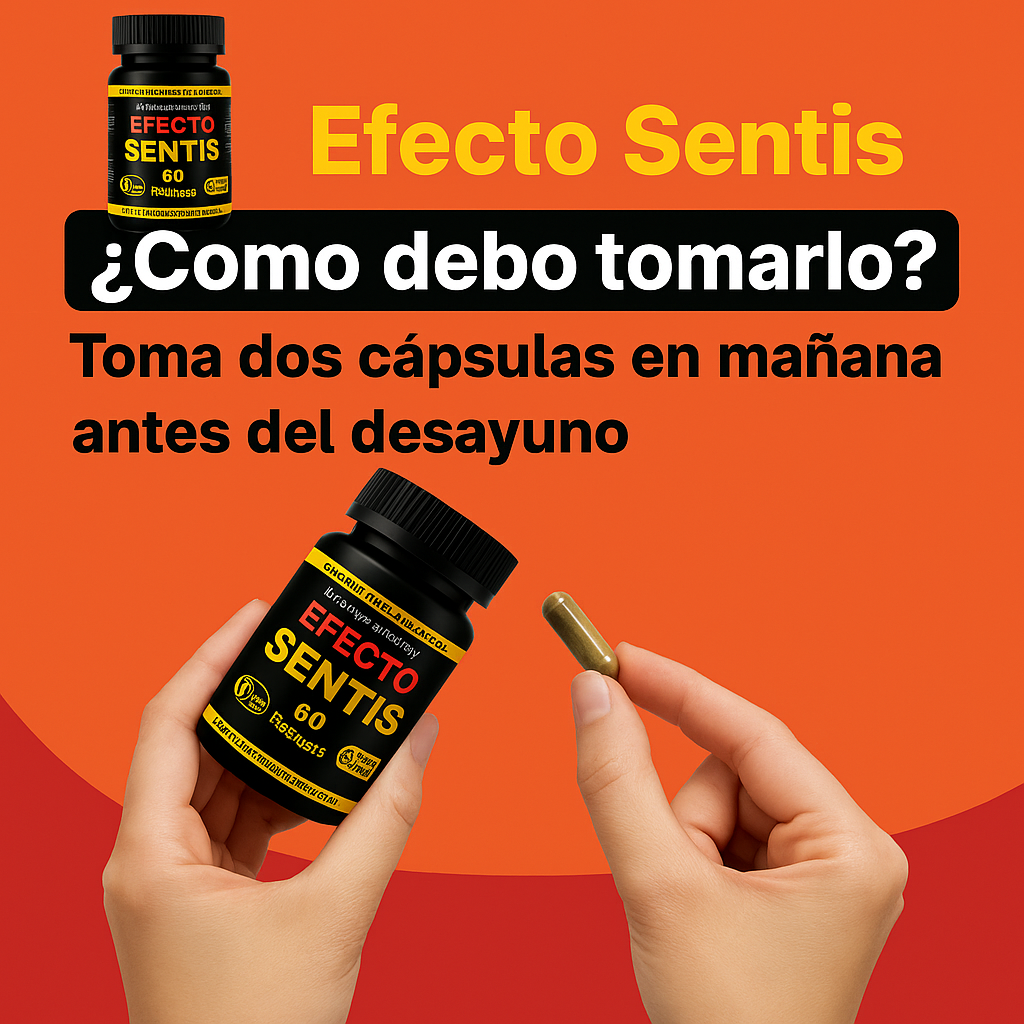 EFECTO SENTIS® 60 Capsulas - TRANSFORMA TU CUERPO 😱50% DE DESCUENTO😱