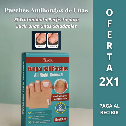 Parches Antihongos de Uñas - TRANSFORMA EL CUIDADO DE TUS PIES 😱LLEVA 2 Y PAGA 1😱